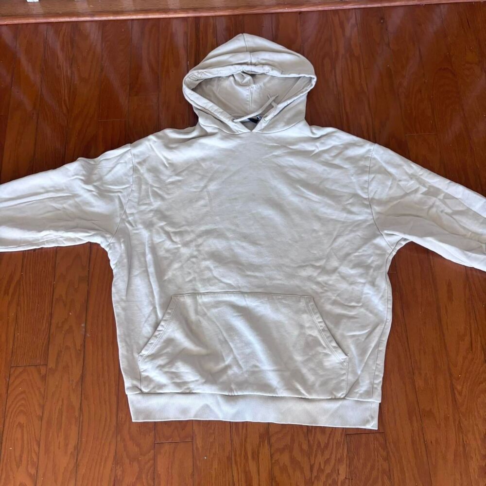 Asos Women's White and Cream Hoodie